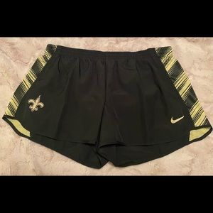 New Orleans NFL Saints Nike running shorts